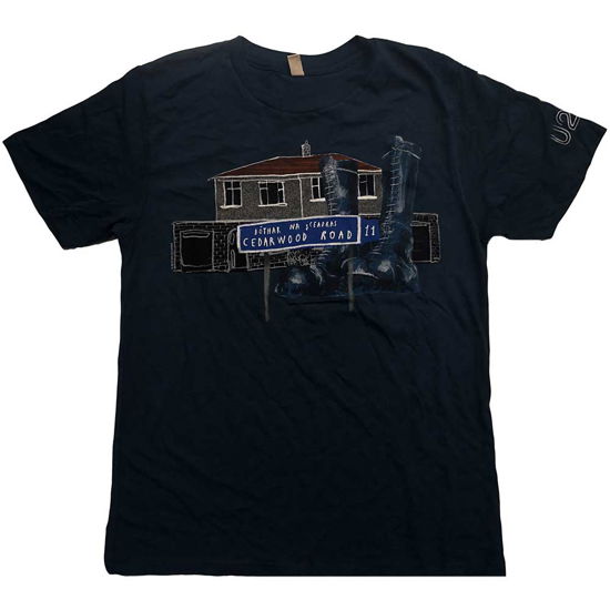 U2 Unisex T-Shirt: Cedar Wood Road (Ex-Tour) - U2 - Mercancía -  - 5056561001944 - 
