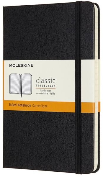 Moleskine Medium Ruled Hardcover Notebook: Black - Moleskin - Bücher - MOLESKINE - 8055002852944 - 24. Januar 2019