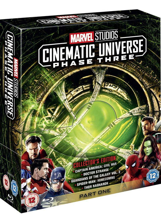 Cover for Marvel Studios Cinematic Unive · Marvel Cinematic Universe Phase 3 Part 1 Box set (Blu-Ray) [Coll. edition] (2018)