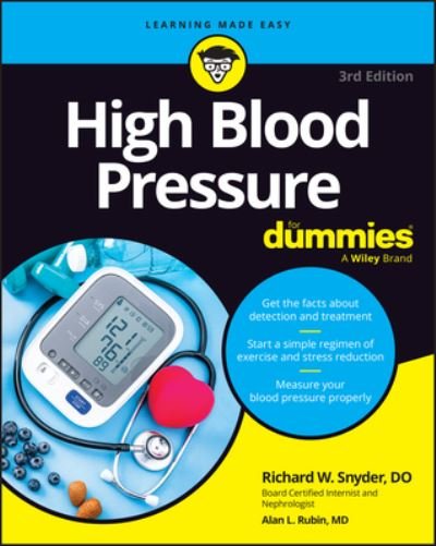 Cover for Snyder, Richard (Philadelphia College of Osteopathic Medicine) · High Blood Pressure For Dummies (Paperback Bog) (2024)