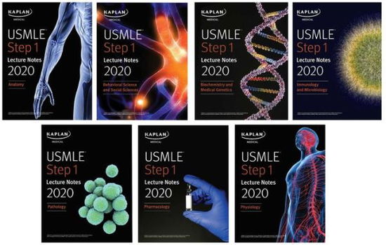 Cover for Kaplan Medical · USMLE Step 1 Lecture Notes 2020: 7-Book Set - Kaplan Test Prep (Paperback Book) (2019)