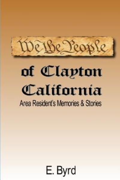Cover for E Byrd · We The People of Clayton CA (Paperback Book) (2019)
