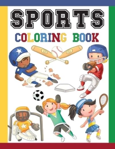 Cover for Brain Fun Publishing · Sports Coloring Book (Book) (2019)