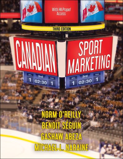 Cover for Norm O'Reilly · Canadian Sport Marketing (Paperback Book) [Third edition] (2022)