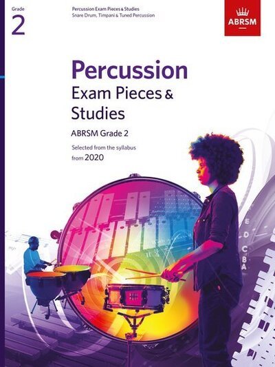 Cover for Abrsm · Percussion Exam Pieces &amp; Studies, ABRSM Grade 2: Selected from the syllabus from 2020 - ABRSM Exam Pieces (Sheet music) (2019)