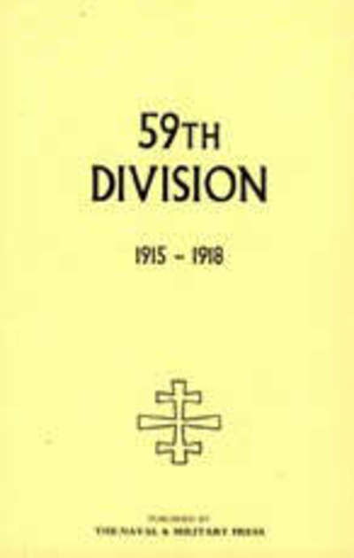 Cover for E U Bradbridge · 59th Division. 1915-1918 (Paperback Book) (2004)