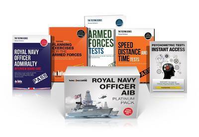 Cover for Richard McMunn · Royal Navy Officer AIB Platinum Package Box Set: Royal Navy Officer Admiralty Interview Board, Planning Exercises, Armed Forces Tests, Speed, Distance and Timetests - Career Kit (Book pack) (2014)