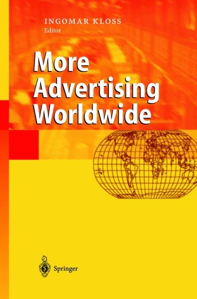 Cover for I Kloss · More Advertising Worldwide (Gebundenes Buch) [2002 edition] (2002)