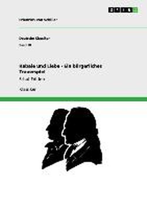 Cover for Friedrich Von Schiller · Kabale Und Liebe - Ein Burgerliches Trauerspiel (Paperback Book) [German edition] (2008)