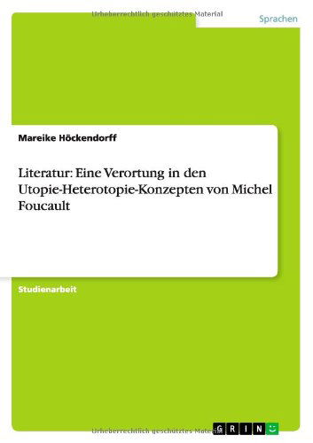 Cover for Höckendorff · Literatur: Eine Verortung i (Book) [German edition] (2011)