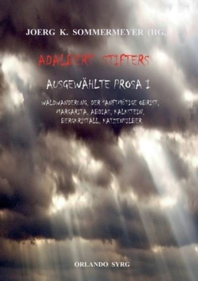 Cover for Adalbert Stifter · Adalbert Stifters Ausgewahlte Prosa I (Taschenbuch) (2023)