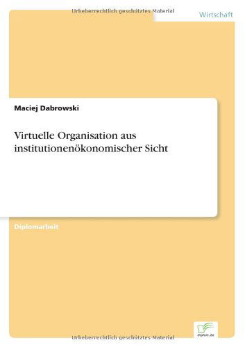 Cover for Dabrowski · Virtuelle Organisation aus in (Book) [German edition] (1998)