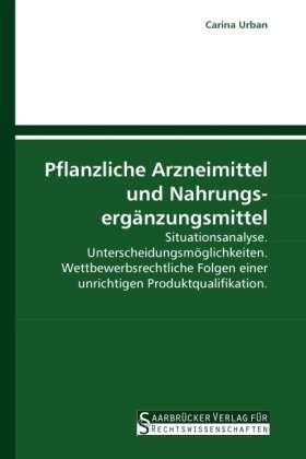 Cover for Urban · Pflanzliche Arzneimittel und Nahr (Book)