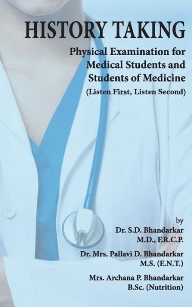Cover for S D Dr Bhandarkar · History Taking (Paperback Book) (2017)