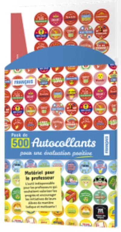 Pack de 500 autocollants pour l’evaluation en francais (MERCH) (2018)