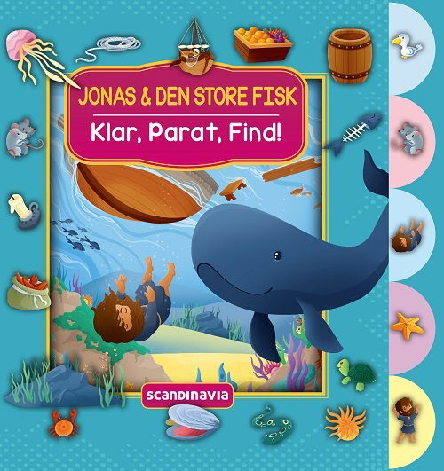 Cover for Vanessa Carroll · Klar, Parat, Find! - Jonas &amp; den store fisk (Cardboard Book) [1. wydanie] (2018)