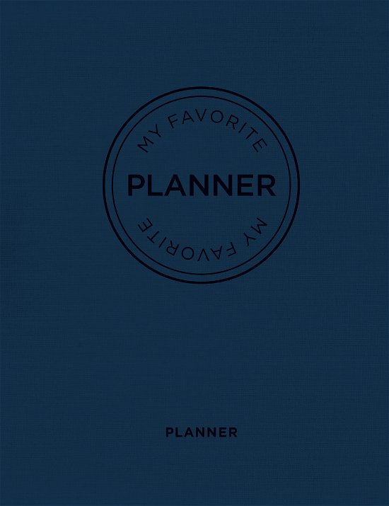 Cover for Forlaget Aronsen · MY FAVORITE PLANNER by ARONSEN: MY FAVORITE PLANNER 20/21 Mørkeblå (Inbunden Bok) [1:a utgåva] (2020)