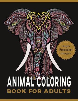 Cover for Quality Press · Animal Coloring Book for Adults (Paperback Book) (2020)