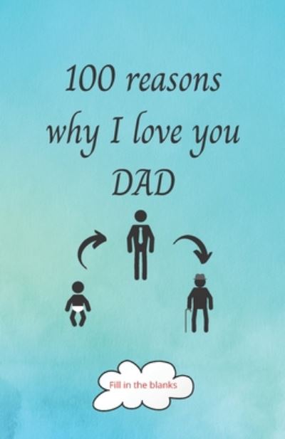 Cover for Reasons Why I Love You Journals · 100 reasons why I love you DAD (Paperback Book) (2020)