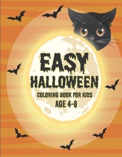Easy Halloween coloring book for kids age 4-8 - Sa Publication - Bøger - Independently Published - 9798667474944 - 19. juli 2020