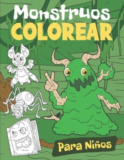 Cover for Ng-Art Press · Colorear Monstruos para Ninos (Pocketbok) (2020)