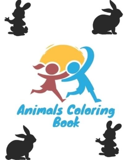 Cover for Houays Soulayman · Animals coloring book: Animals coloring book for children (Paperback Bog) (2021)