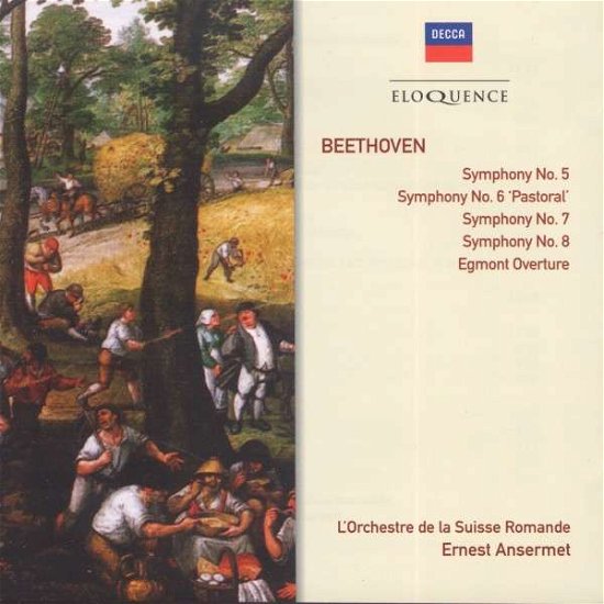 Beethoven: Symphonies No.5-8/Egmont Overture - Ernest Ansermet - Musik - ELOQUENCE - 0028948003945 - 10. juli 2009