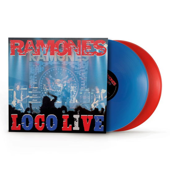 Cover for Ramones · Loco Live (LP) [RSD 2025 Blue &amp; Red Vinyl edition] (2025)