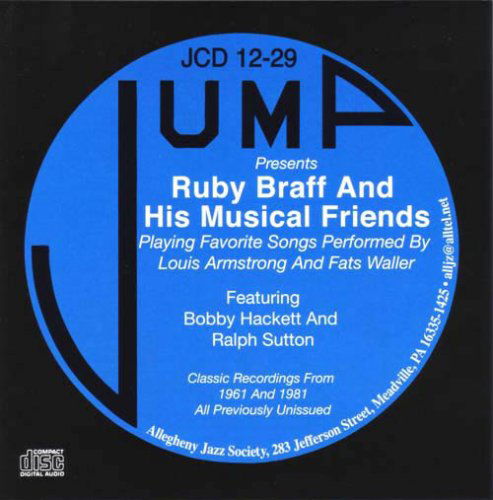 Recovered Treasures - Braff,ruby & His Musical Friends - Muziek - JUMP - 0837101219945 - 21 november 2006