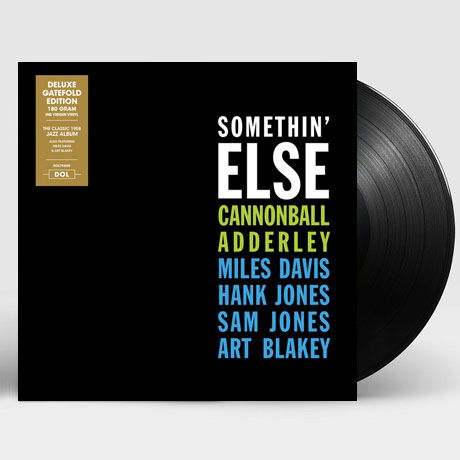 Somethin else - Cannonball Adderley - Musiikki - DOL - 0889397217945 - perjantai 17. marraskuuta 2017