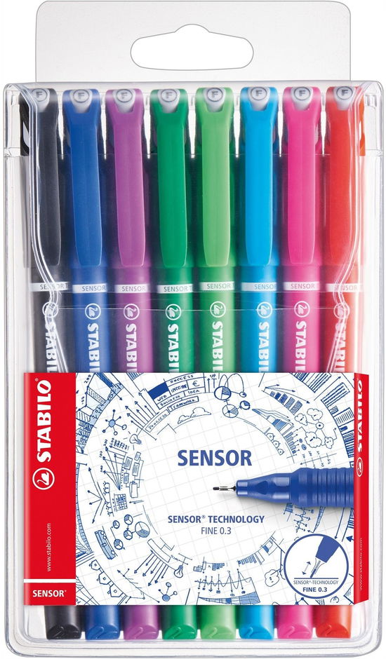Cover for Stabilo · Stabilo Sensor Etui 8st. (Legetøj)