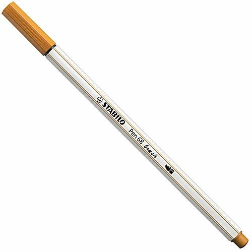 STABILO Pen 68 Brush 89 - Donker Oker - Stabilo - Merchandise - Stabilo - 4006381545945 - 