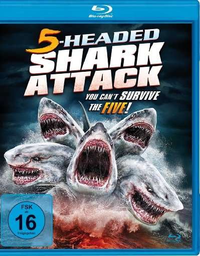 Cover for Chris Bruno / Lindsay Sawyer · 5-headed Shark Attack (Uncut) (Blu-ray) (2017)