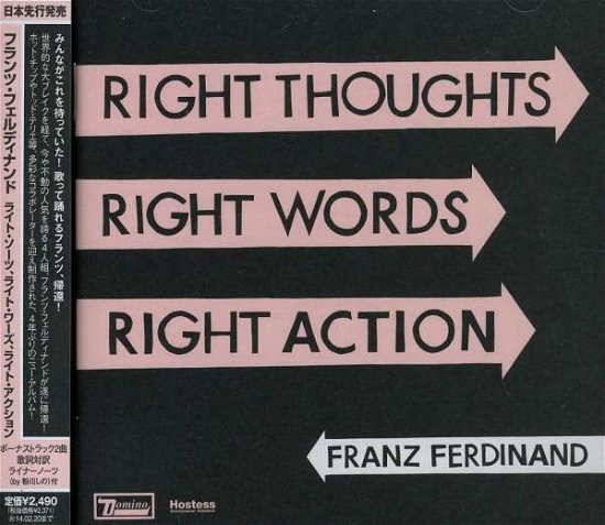 Right Thoughts Right Words Right Action - Franz Ferdinand - Musikk - Hostess - 4582214509945 - 27. august 2013