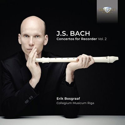 Cover for Erik Bosgraaf · J.s. Bach: Concertos for Recorder Vol. 2 (CD) (2022)