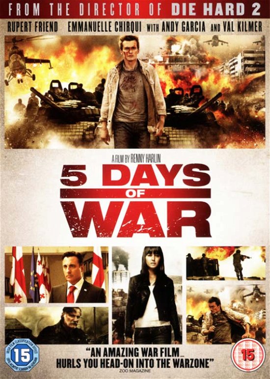 Cover for 5 Days Of War (DVD) (2011)