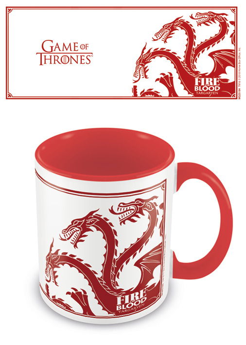 Game Of Thrones: Targaryen -Coloured Inner Mug- (Tazza) - Game of Thrones - Fanituote - Pyramid Posters - 5050574251945 - 