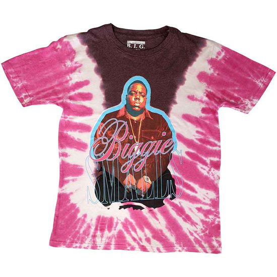 Biggie Smalls Unisex T-Shirt: Neon Glow (Wash Collection) - Biggie Smalls - Merchandise -  - 5056561033945 - 