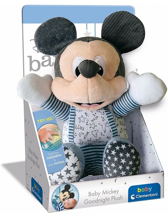 Baby Mickey Goodnight Plush - Clementoni: Baby - Merchandise - Clementoni - 8005125173945 - 22. september 2023