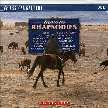 Cover for Famous Rhapsodies / Various (CD) (2013)