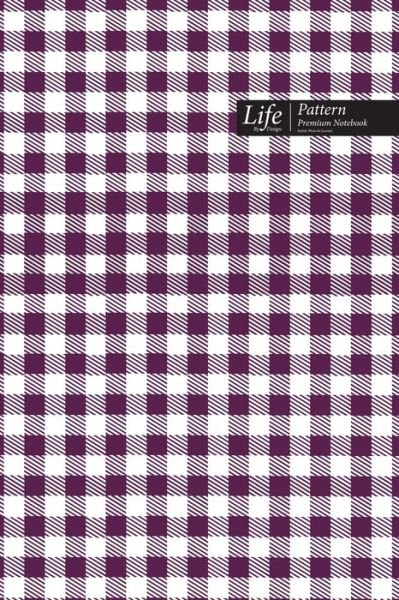 Cover for Design · Tartan Pattern Composition Notebook, Dotted Lines, Wide Ruled Medium Size 6 x 9 Inch (A5), 144 Sheets Purple Cover (Paperback Book) (2021)