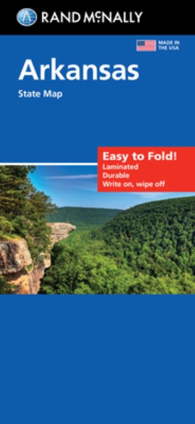 Cover for Rand Mcnally · Rand McNally Easy to Fold: Arkansas State Laminated Map (Taschenbuch) (2022)