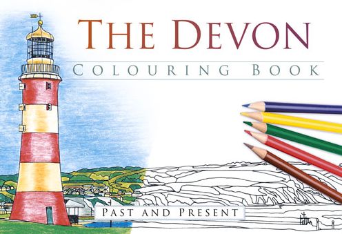 Cover for The History Press · The Devon Colouring Book: Past and Present (Paperback Book) (2016)