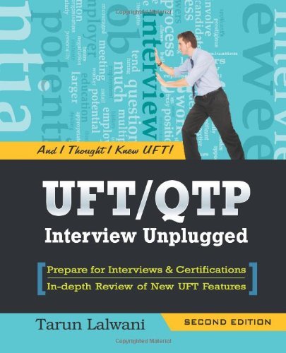 Cover for Tarun Lalwani · Uft / Qtp Interview Unplugged: and I Thought I Knew Uft! (Paperback Book) (2013)