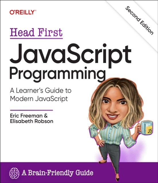 Cover for Eric Freeman · Head First JavaScript Programming: A Learner's Guide to Modern JavaScript (Taschenbuch) (2024)