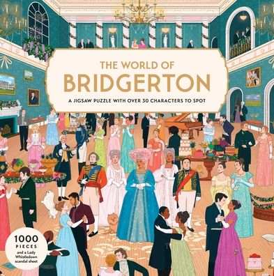 The World of Bridgerton: A 1000-piece jigsaw puzzle with over 30 characters to spot - Manjit Thapp - Gra planszowa - Orion Publishing Co - 9781399615945 - 5 października 2023