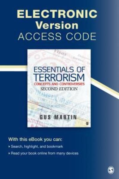 Cover for Gus Martin · Essentials of Terrorism Electronic Version (Book) (2013)