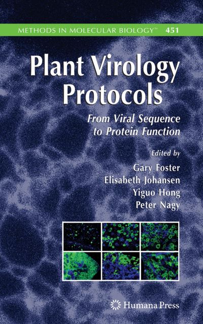Cover for Foster, Gary, Ph.d. · Plant Virology Protocols: From Viral Sequence to Protein Function - Methods in Molecular Biology (Paperback Book) [Softcover reprint of hardcover 2nd ed. 2008 edition] (2010)