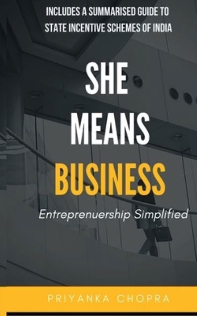 Cover for Priyanka Chopra · She Means Business (Taschenbuch) (2021)