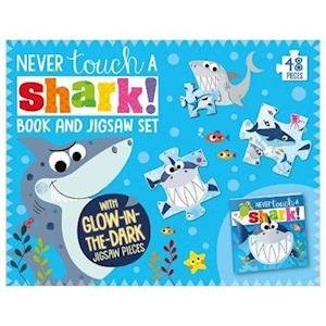 Cover for Make Believe Ideas · Never Touch A Shark Book and Jigsaw Boxset - Never Touch (Buch) (2020)